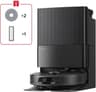Roborock - Robot Aspirateur Laveur Qrevo S Prox Black