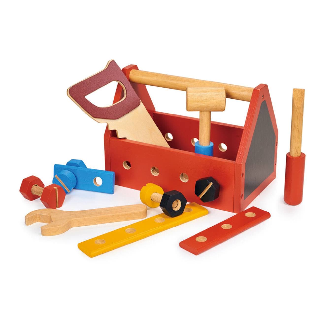 Boîte À Outils Ludique En Bois Multicolor - image 2
