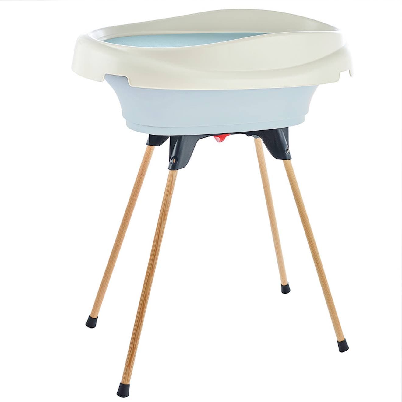 Pack Plan À Langer Et Baignoire Vasco Fleur Bleue - image 2