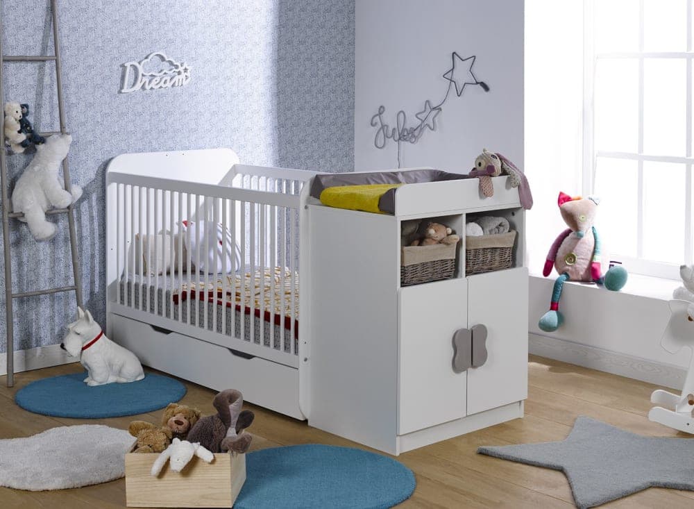 Lit bébé combiné Blanc - image 2