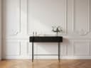 Console 2 tiroirs 100 cm MATHILDE pieds noir BOBOCHIC