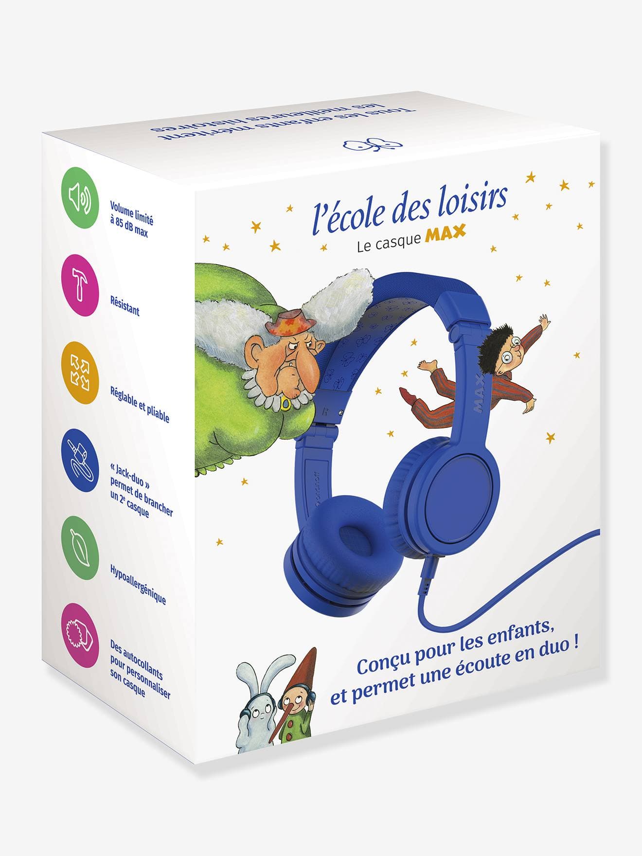 MAX - Casque audio - La Boîte à Histoire bleu - image 2
