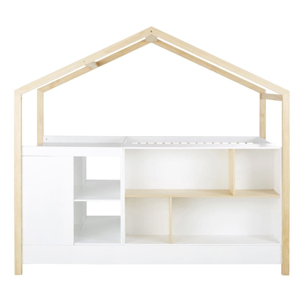 Lit bébé combiné évolutif bicolore L213 - image 3