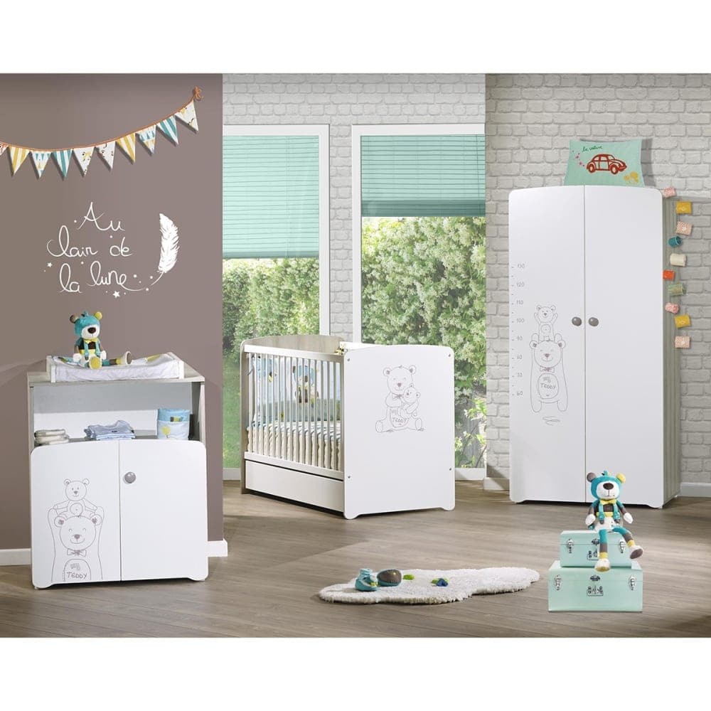Lit bébé têtes panneaux Teddy (60 x 120 cm) - image 3