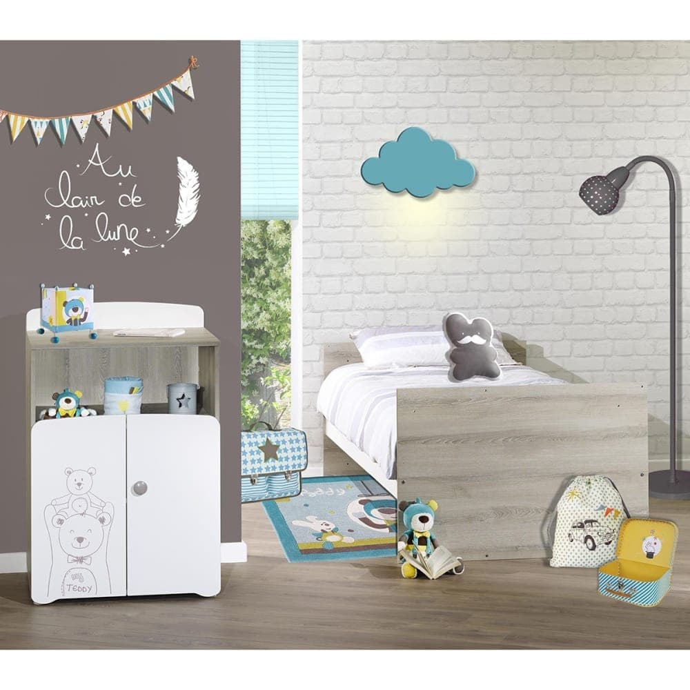 Lit bébé combiné évolutif Teddy (60 x 120 cm) - image 3