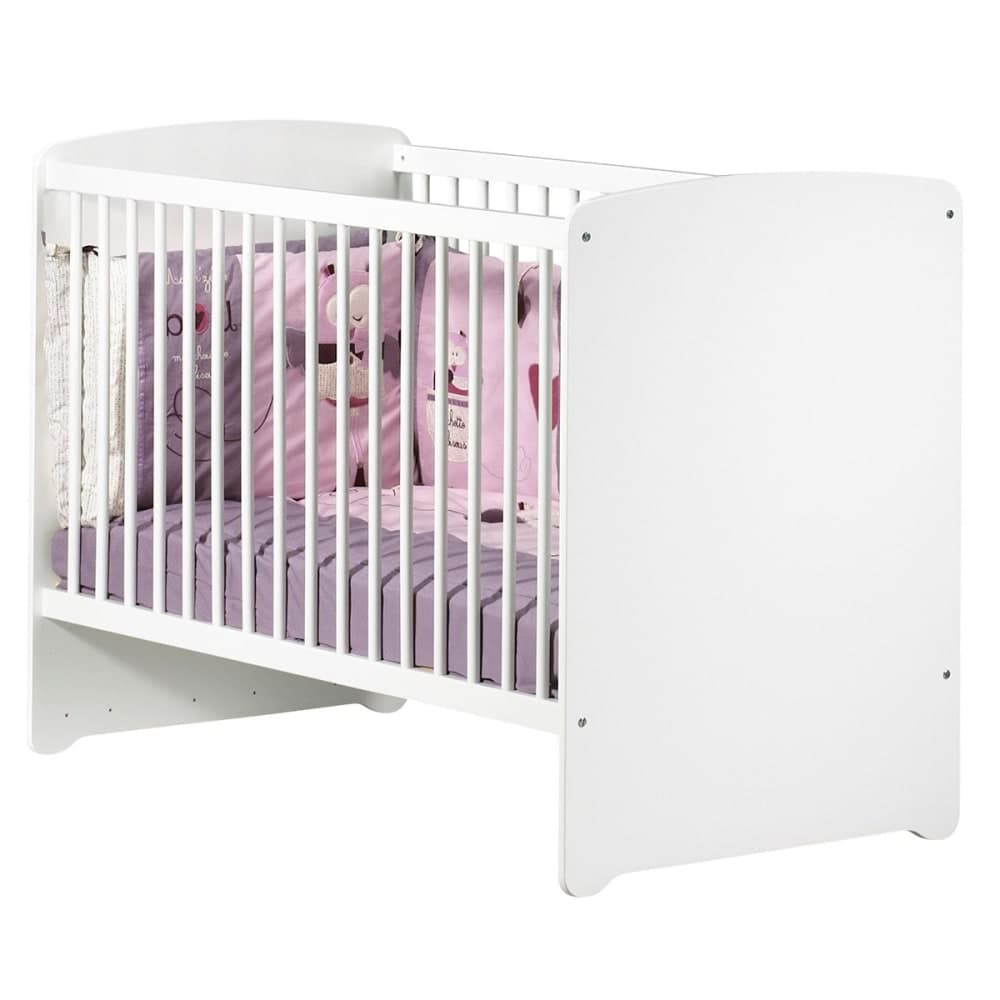 Lit bébé têtes panneaux New Basic blanc (60 x 120 cm) - image 2