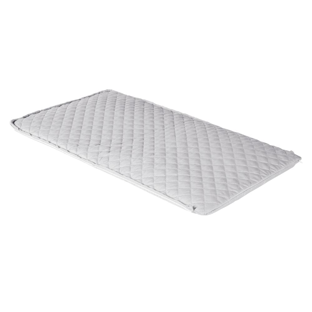 Cale bébé et réducteur de lit 3en1 en polyester gris argenté - image 3