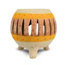 Brûle parfum en céramique personnalisable coloré - H10,6 cm
