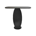 Console effet bois anthracite 100x30 h81 cm