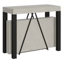 Console extensible 90x40/300 cm effet bois cachemire