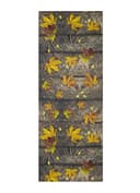 Tapis de cuisine lavable automne jaune/marron 52x100 cm