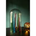 Lot de 3 sapin de Noël artificiel en plastique rose 10x10x41 cm
