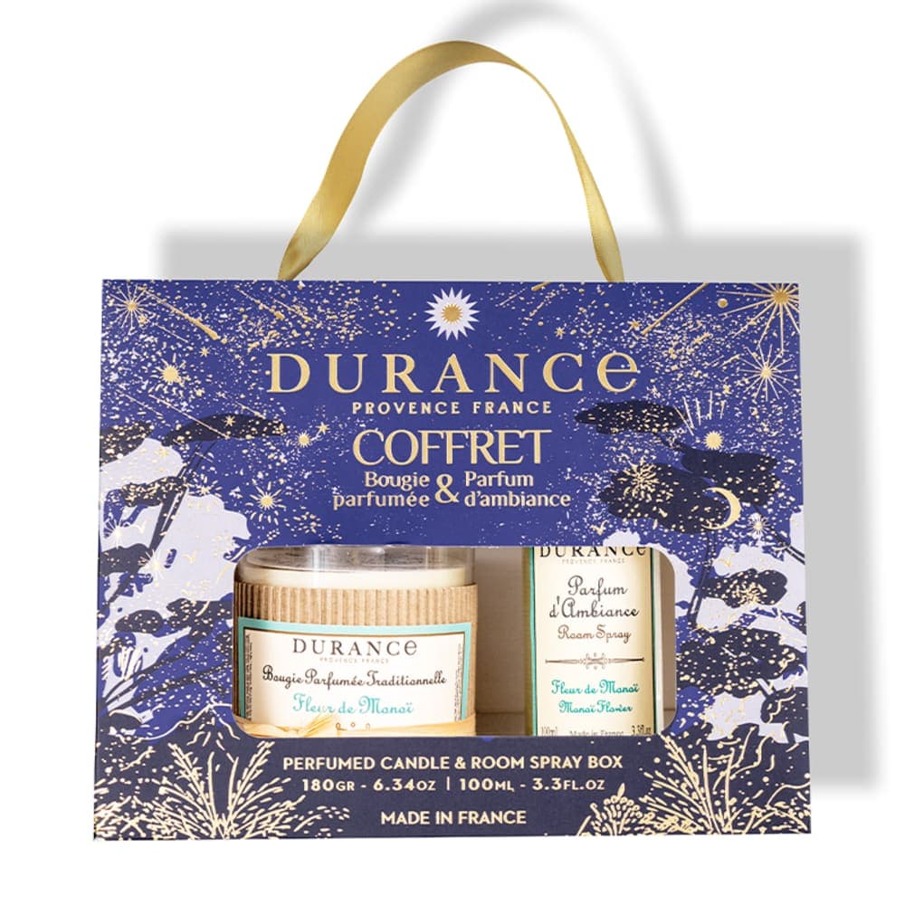 Coffret Bougie et Parfum d'Ambiance Fleur de Monoï