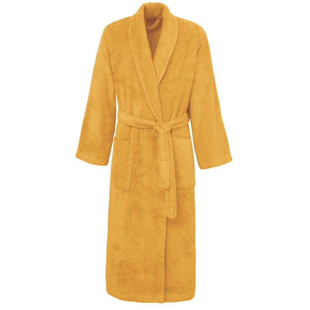 Peignoir éponge homme femme col châle 400 g/m² Caramel M