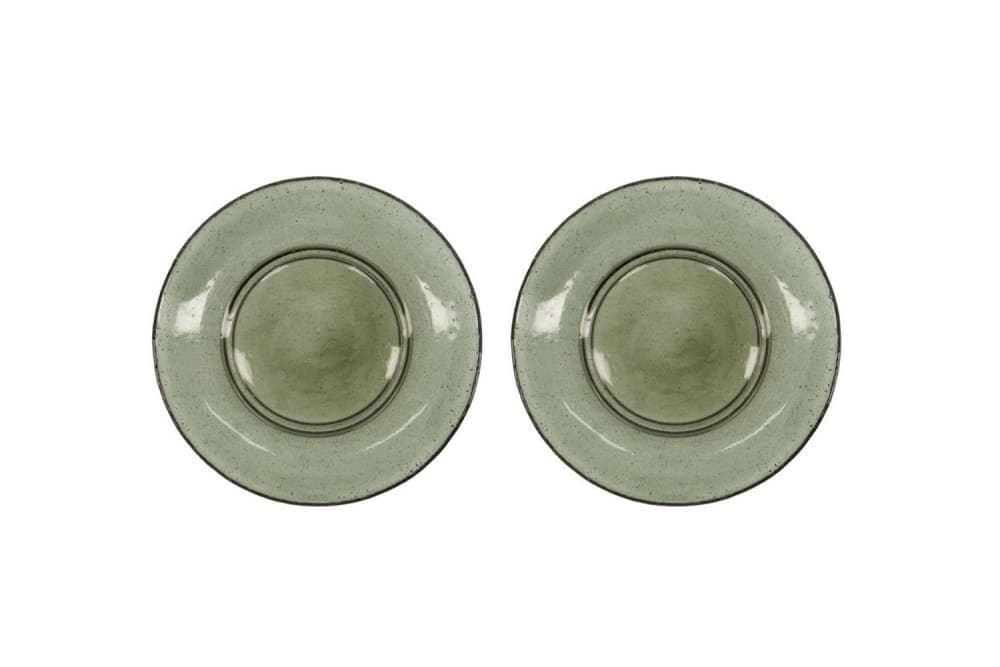 Assiettes Vert