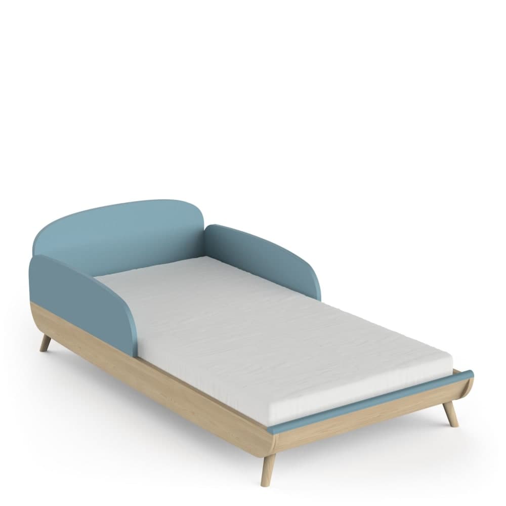 Lit bébé évolutif 70x140 bleu - image 3