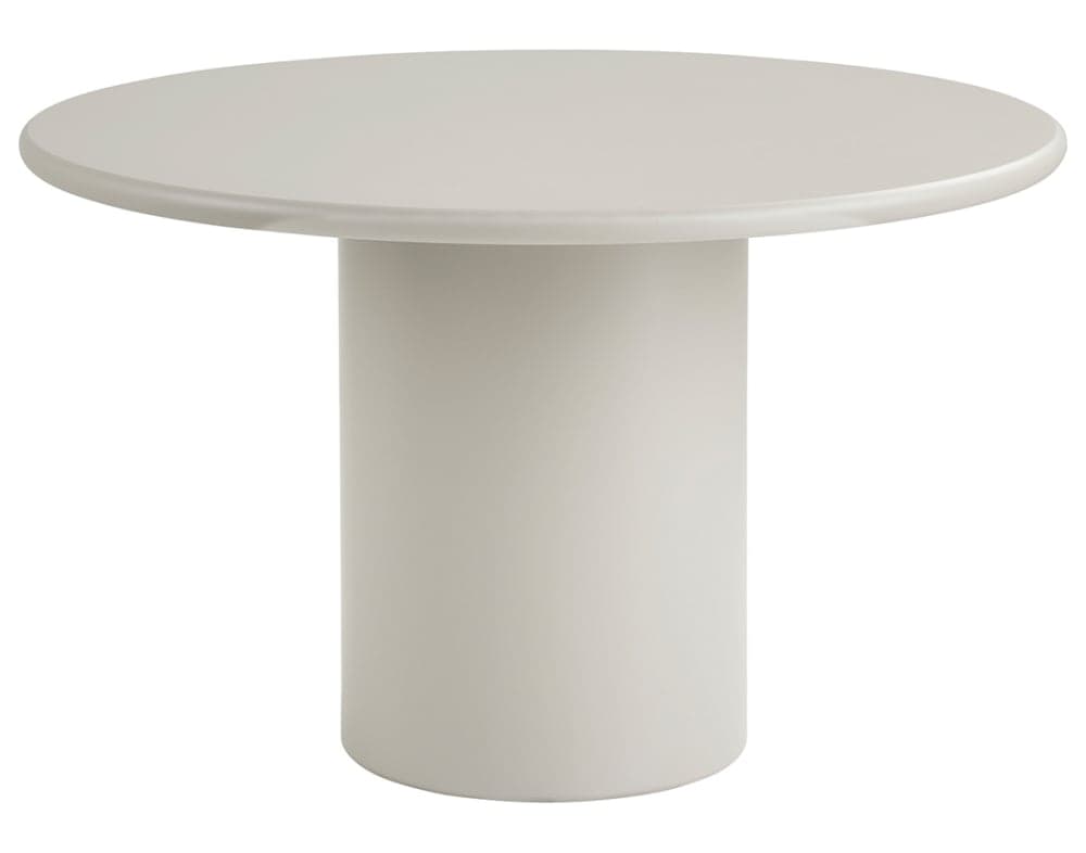 Table à manger contemporain 120 cm sable